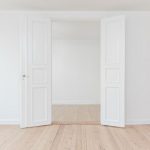 Home Gym Design - minimalist photography of open door